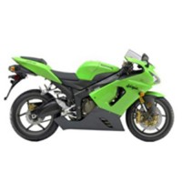 05-06 Kawasaki Ninja ZX6R Fairings