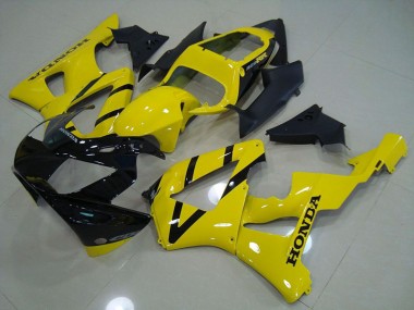 00-01 Black Yellow Honda CBR900RR 929 Motorcycle Fairings