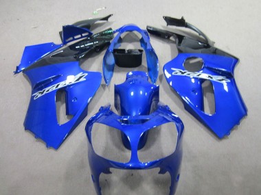 00-01 Blue Kawasaki ZX12R Motorcycle Fairings