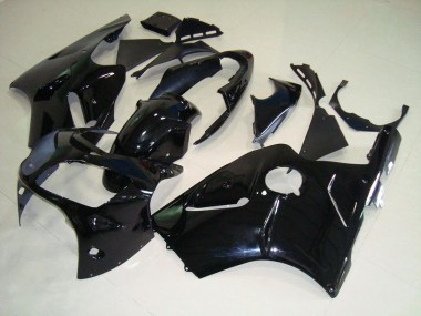 00-01 Glossy Black Kawasaki ZX12R Motorcycle Fairings