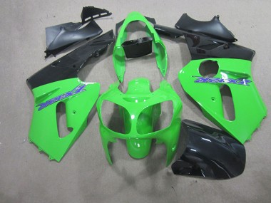 00-01 Green Kawasaki ZX12R Motorcycle Fairing