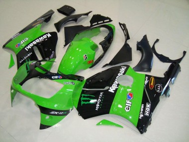 00-01 Green Monster Kawasaki ZX12R Motorcycle Fairings