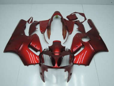 00-01 Red Kawasaki ZX12R Motorcycle Fairings