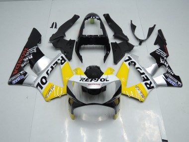 00-01 Yellow Silver Black Repsol Honda CBR900RR 929 Motorcycle Fairings