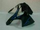 00-02 Black with Blue Flame Kawasaki ZX6R Motorcycle Fairings