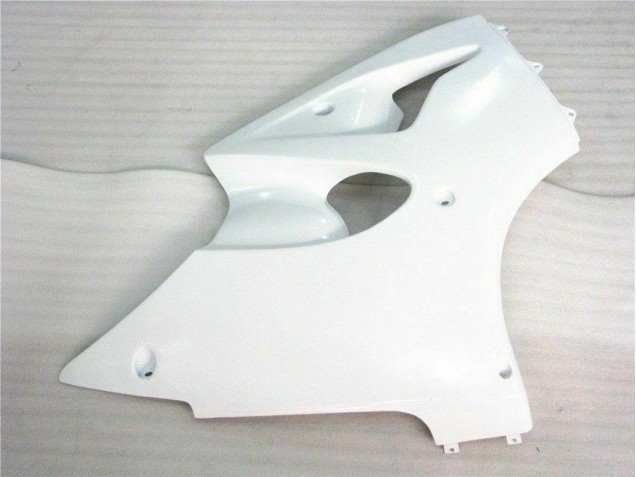 00-02 Glossy White Kawasaki ZX6R Motorcycle Fairings