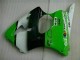 00-02 Green Black Kawasaki ZX6R Motorcycle Fairing & Bodywork