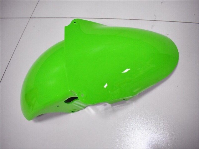 00-02 Green White Black Kawasaki ZX6R Motorcycle Fairings