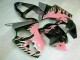 00-02 Pink Kawasaki ZX6R Motorcycle Fairings