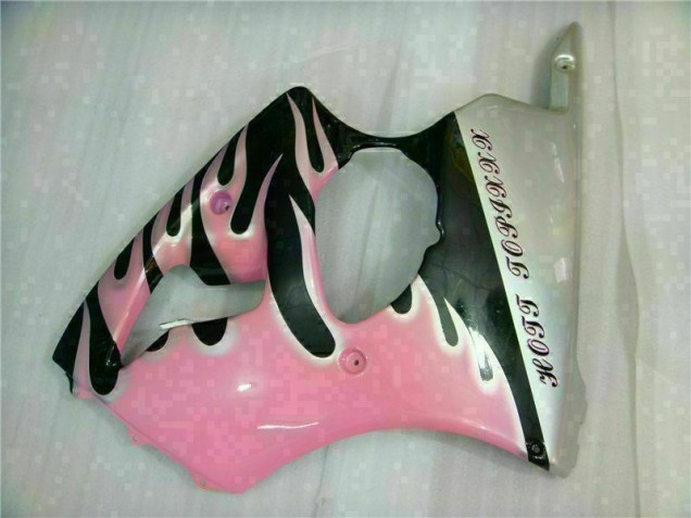 00-02 Pink Kawasaki ZX6R Motorcycle Fairings