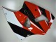 00-02 Red Black White Kawasaki ZX6R Motorcycle Fairings