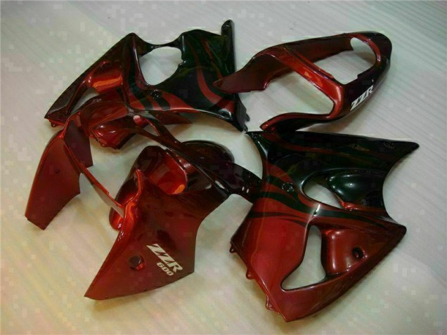 00-02 Red Kawasaki ZX6R Motorcycle Fairing