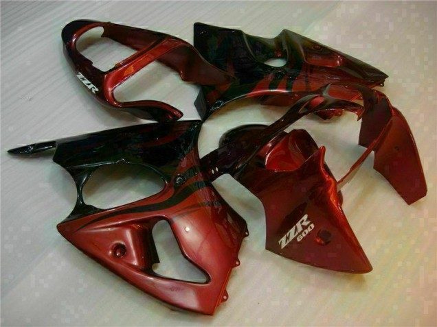 00-02 Red Kawasaki ZX6R Motorcycle Fairing