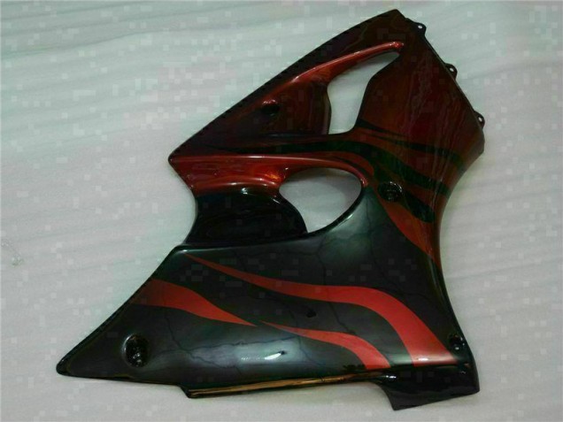 00-02 Red Kawasaki ZX6R Motorcycle Fairing