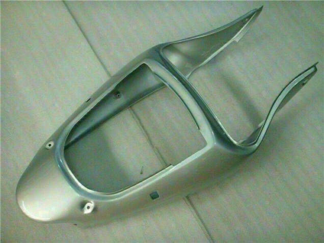 00-02 Silver Kawasaki ZX6R Motorcycle Fairings