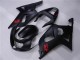 01-03 Black Suzuki GSXR 600/750 Motorcycle Fairing Kits