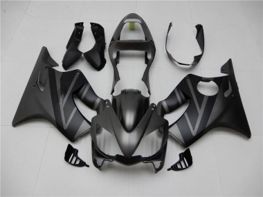 01-03 Matte Black Grey Honda CBR600 F4i Motorcycle Fairings