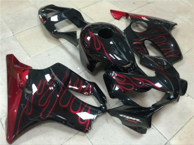 01-03 Red Flame Honda CBR600 F4i Motorcycle Fairings