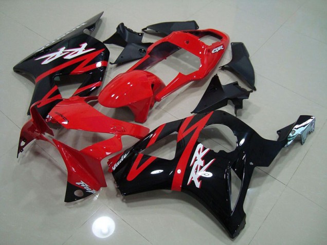 02-03 Black Red Honda CBR900RR 954 Motorcycle Fairings