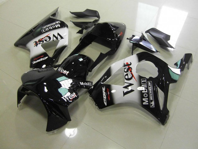 02-03 Black West Honda CBR900RR 954 Motorcycle Fairings