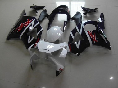 02-03 Black White Honda CBR900RR 954 Motorcycle Fairings