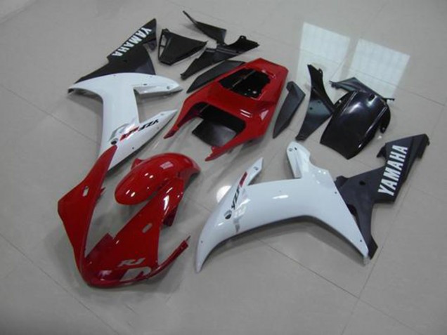 02-03 Red White Black Yamaha YZF R1 Motorcycle Fairings