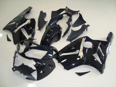 02-06 Glossy Black Kawasaki ZX12R Motorcycle Fairings