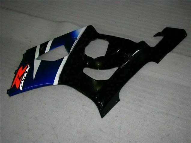 03-04 Black Blue Suzuki GSXR 1000 Full Motorcycle Fairing Kits