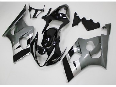 03-04 Black Grey Suzuki GSXR 1000 Motorcycle Fairings