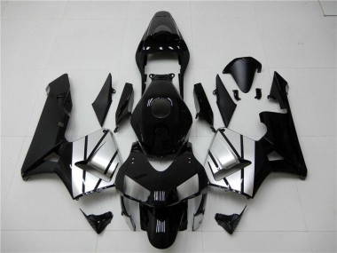 03-04 Black Silver Honda CBR600RR Motorcycle Fairings