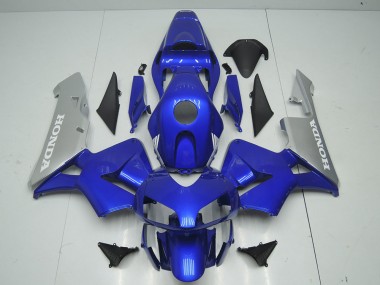 03-04 Blue Silver Honda CBR600RR Motorcycle Fairings