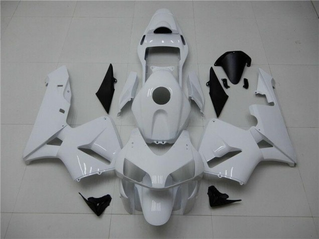 03-04 Glossy White Honda CBR600RR Motorcycle Fairings