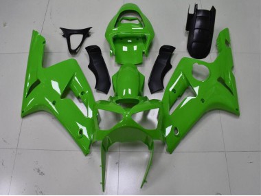 03-04 Green Kawasaki ZX6R Motorcycle Fairing