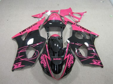 03-04 Pink Black Suzuki GSXR 1000 Motorcycle Fairings