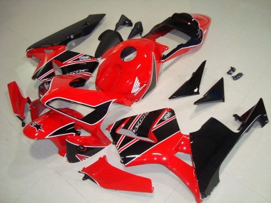03-04 Red Black Honda CBR600RR Motorcycle Fairing Kits & Plastic