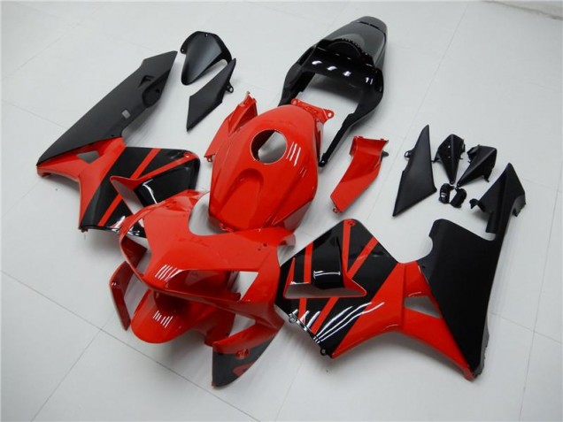 03-04 Red Black Honda CBR600RR Motorcycle Fairings