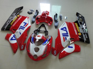 03-04 Red Fila Ducati 749 999 Motorcycle Fairings