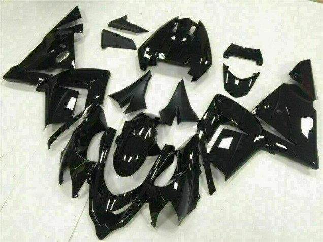 03-05 Glossy Black Kawasaki ZX10R Motorcycle Fairings