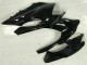 03-05 Glossy Black Kawasaki ZX10R Motorcycle Fairings