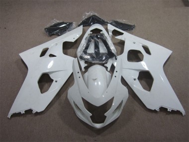 04-05 White Suzuki GSXR 600 Motorcycle Fairings