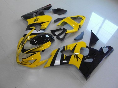 04-05 Yellow Black Suzuki GSXR 750 Motorcycle Fairings