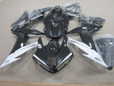 04-06 Black White Yamaha YZF R1 Motorcycle Fairings