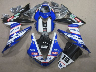 04-06 Blue White Volvo Sterilgarda 19 Yamaha YZF R1 Motorcycle Fairings