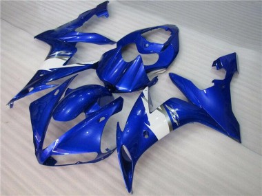 04-06 Blue White Yamaha YZF R1 Motorcycle Fairings