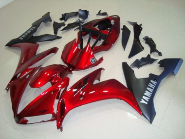 04-06 Deep Red Yamaha YZF R1 Motorcycle Fairings