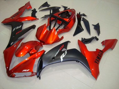 04-06 Red Matte Black Yamaha YZF R1 Motorcycle Fairings