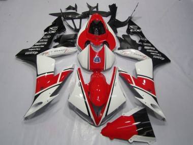 04-06 Red White Black Yamaha YZF R1 Motorcycle Fairings