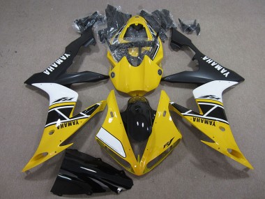 04-06 Yellow White Black Yamaha YZF R1 Motorcycle Fairings