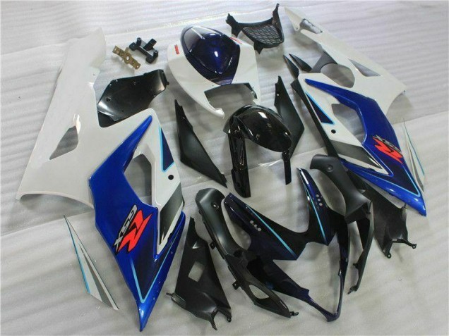 05-06 Black Blue White Suzuki GSXR 1000 Motorcycle Fairings