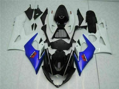 05-06 Blue White Suzuki GSXR 1000 Motorcycle Fairing